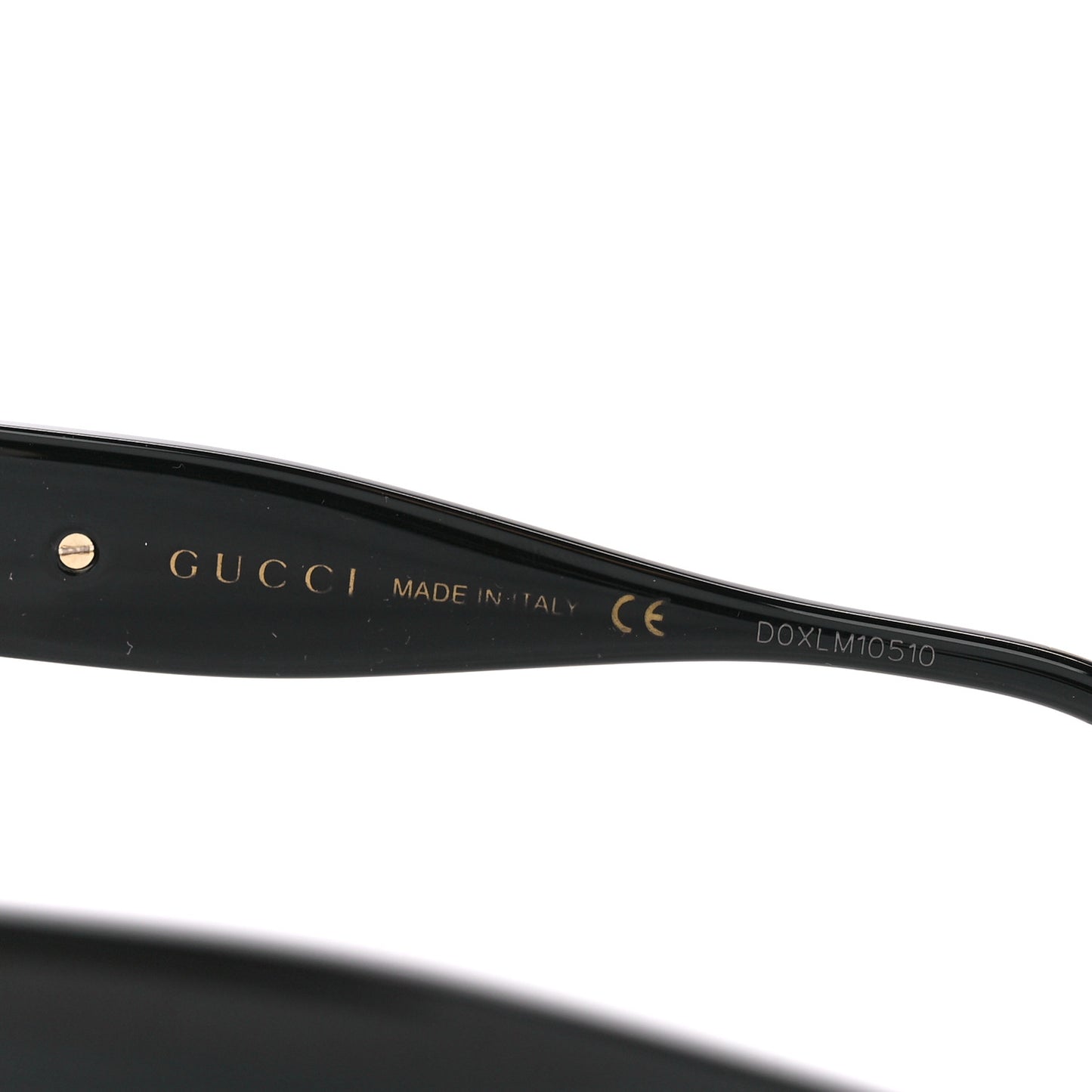 Acetate Square Frame Chain Sunglasses GG1023S Black