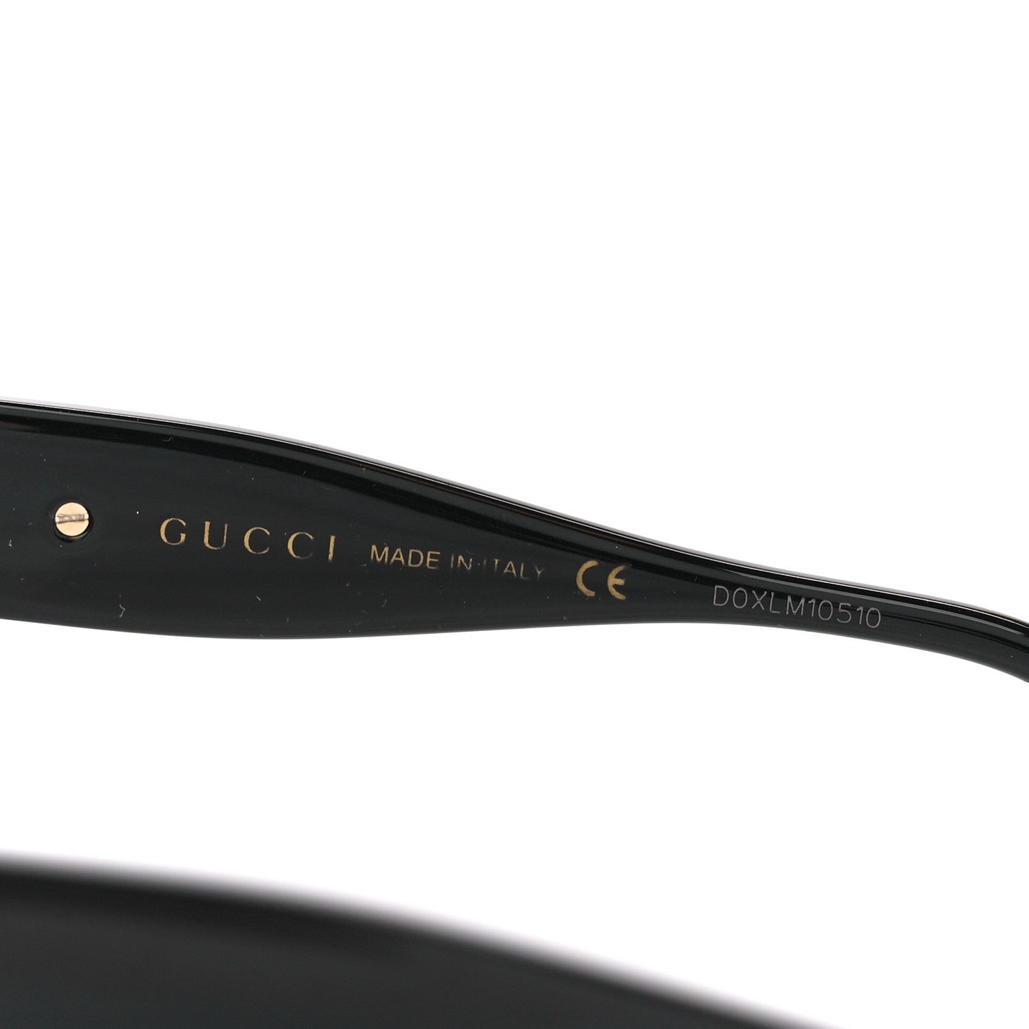 Gucci Acetate Square Frame Chain Sunglasses GG1023S Black 6 of 8