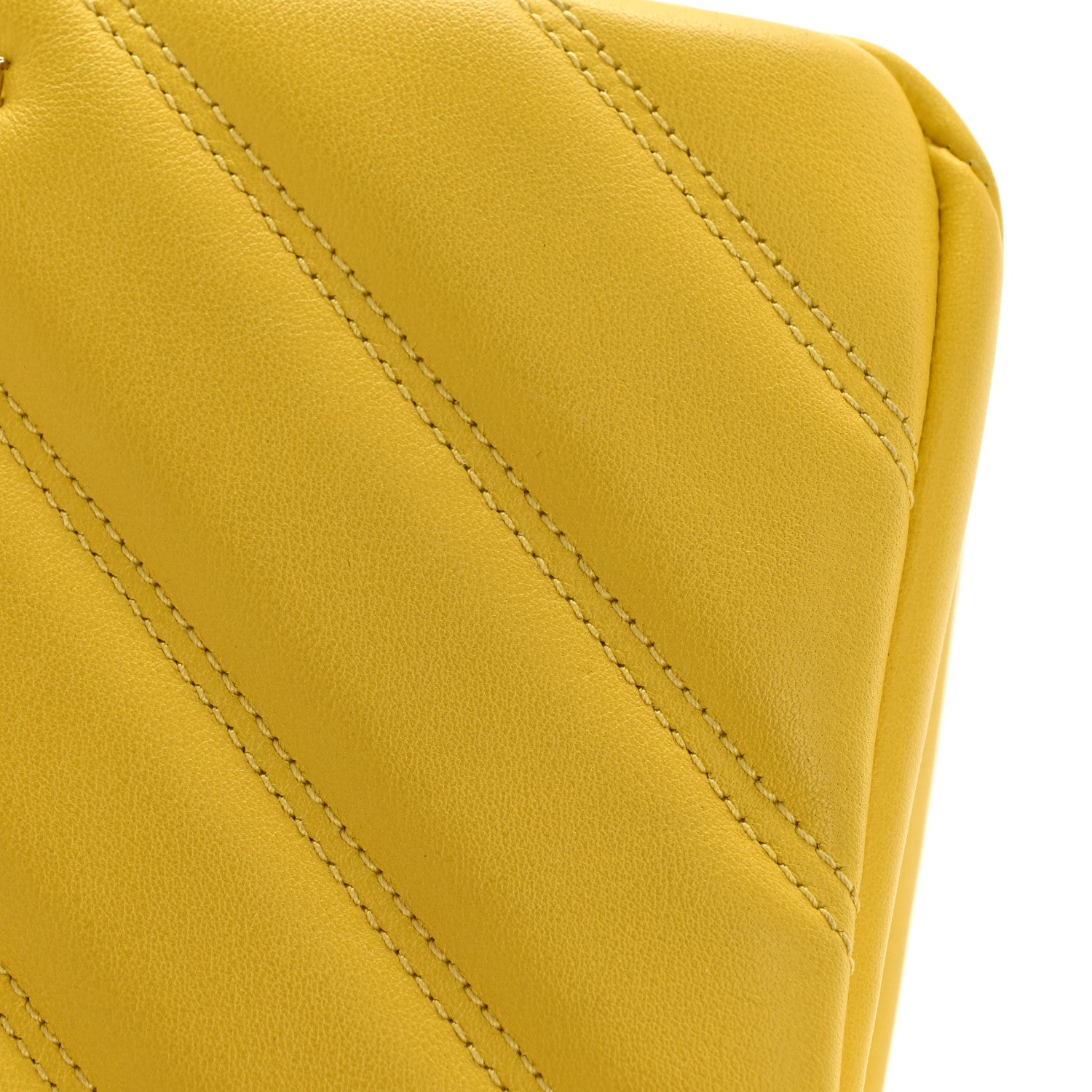 Bulgari Calfskin Matelasse Small Serpenti Cabochon Shoulder Bag Yellow 12 of 13