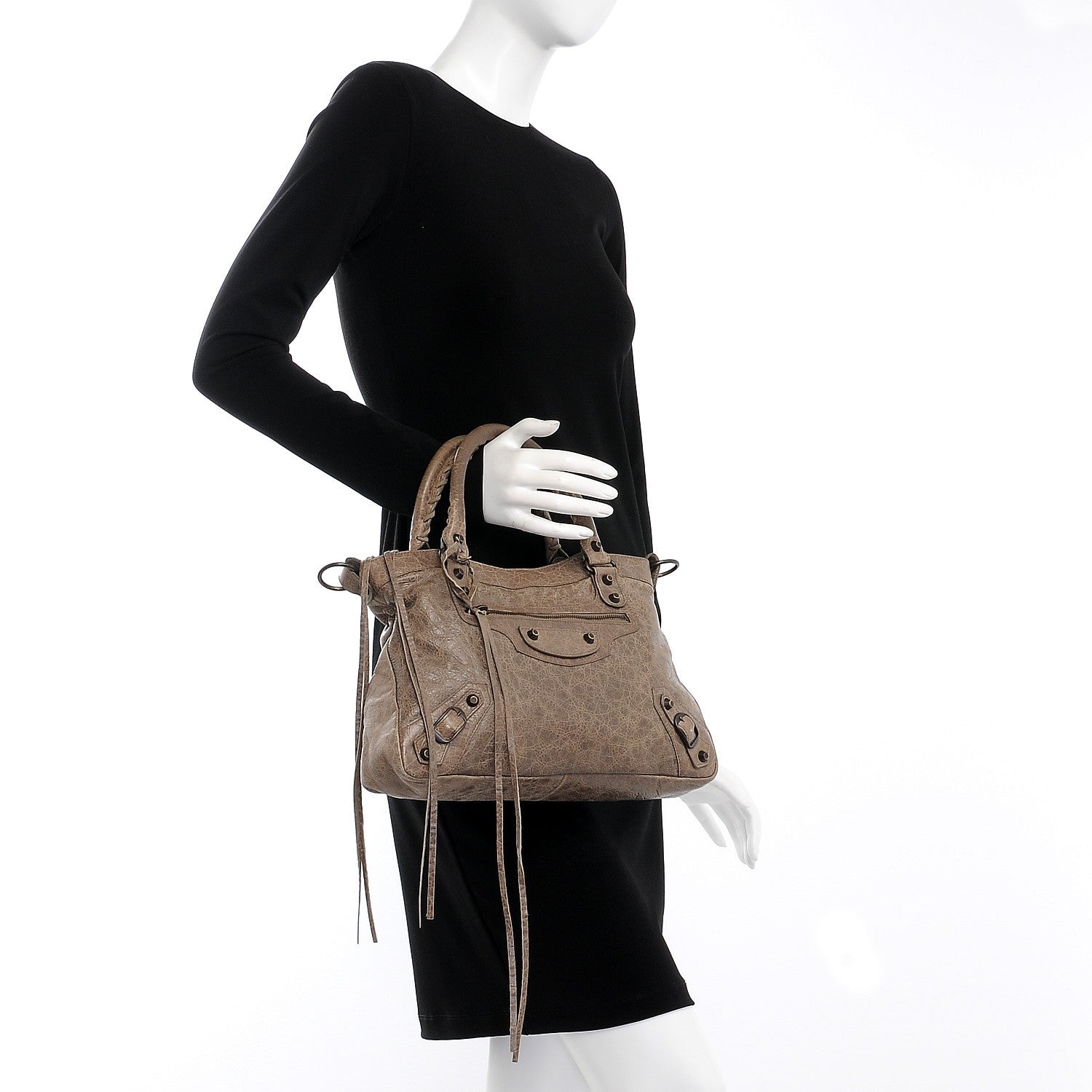Balenciaga Agneau Classic Hardware Town Gris Poivre 3 of 13