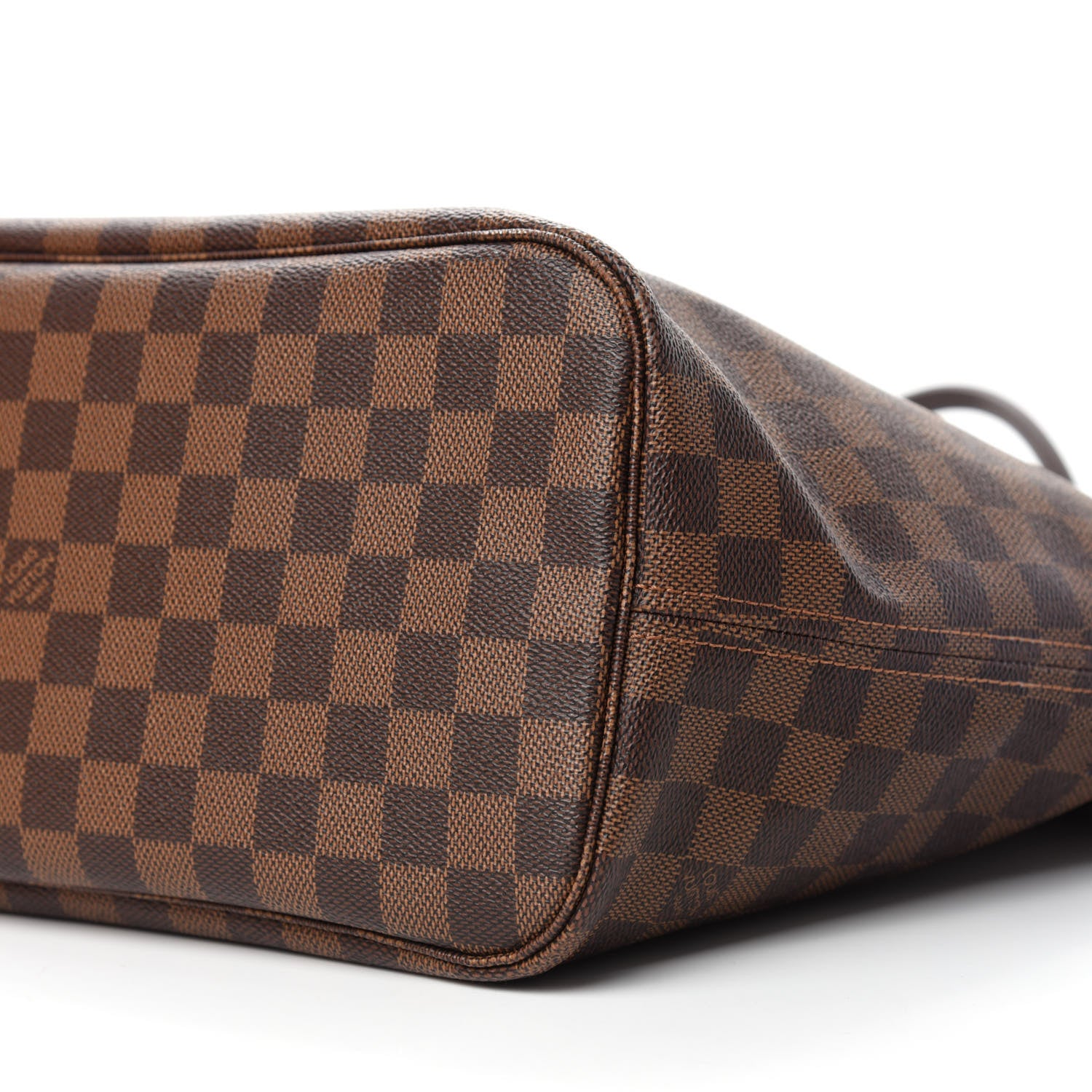 Louis Vuitton Damier Ebene Neo Neverfull MM Rose Ballerine 7 of 15