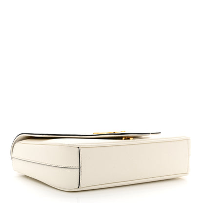 Prada Saffiano Flap Shoulder Bag Bianco 4 of 13