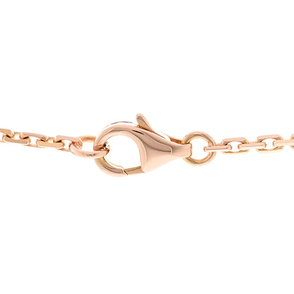 Cartier 18K Pink Gold Diamond Interlocking LOVE Necklace 4 of 6