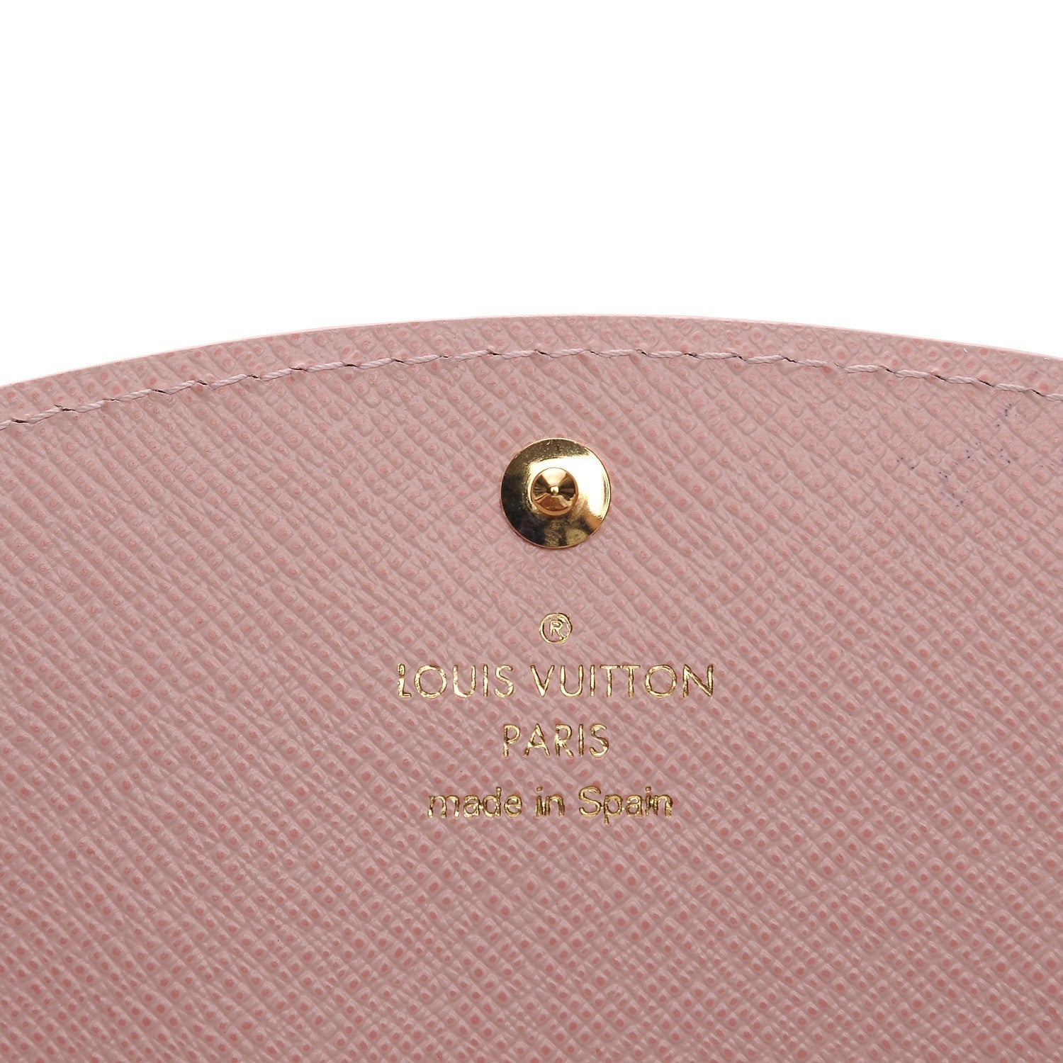 Louis Vuitton Damier Ebene Caissa Wallet Rose Ballerine 6 of 7