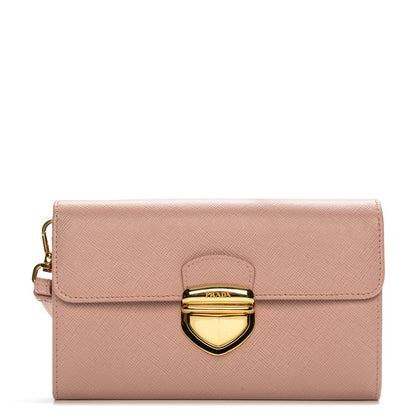 Prada Saffiano Tuc Wristlet Orchidea 1 of 8