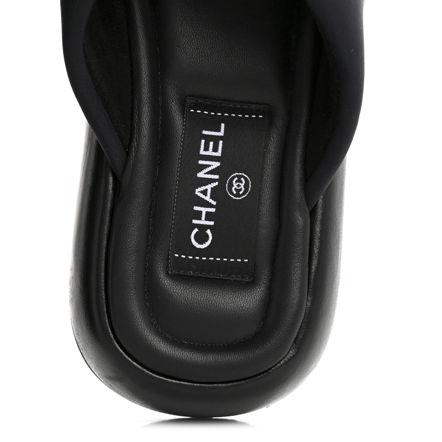 Fabric CC Mules Sandals 37 Black