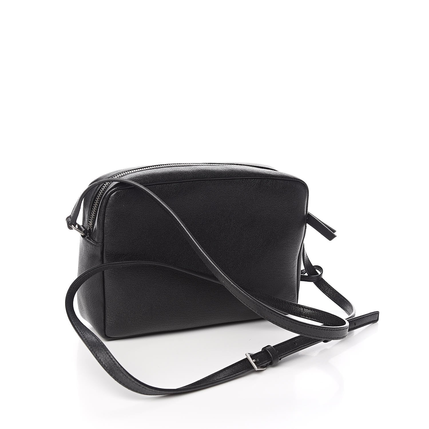 Saint Laurent Lambskin Monogram Small Lou Camera Bag Black 3 of 10