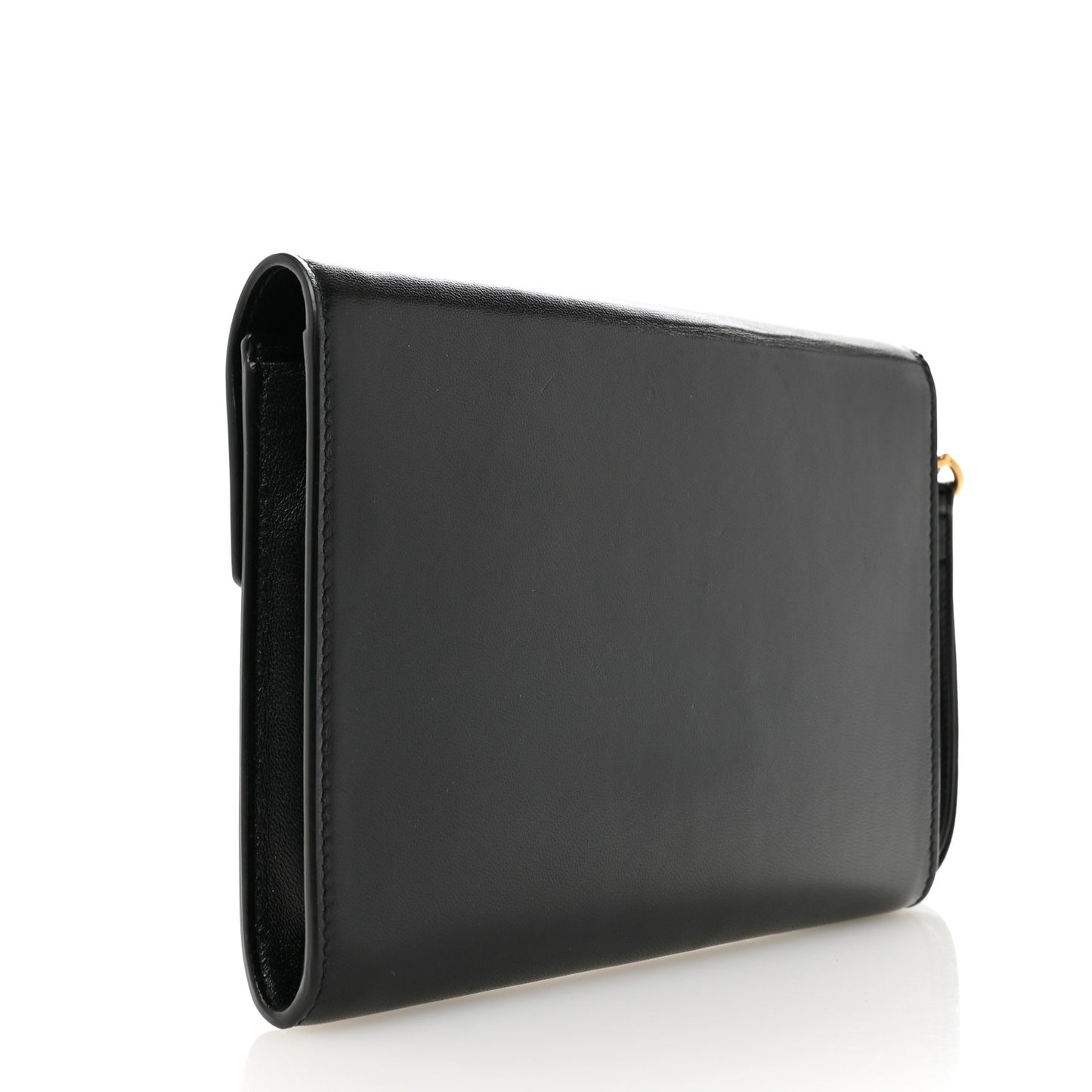Nappa Monogram Cassandre Flap Pouch Black