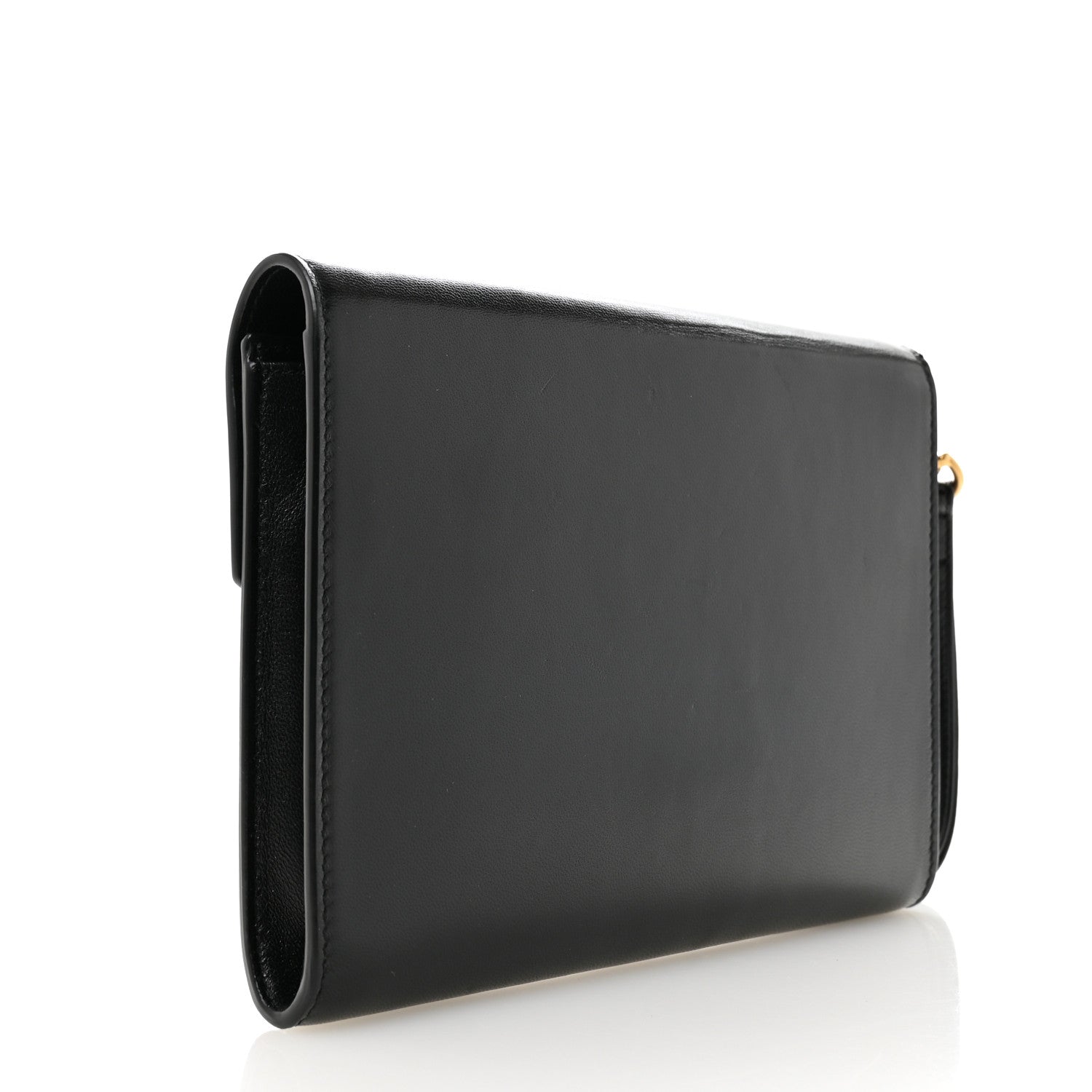 Saint Laurent Nappa Monogram Cassandre Flap Pouch Black 3 of 9