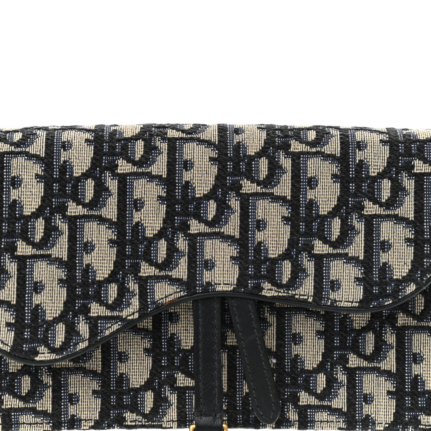 Oblique Saddle Belt Bag Blue