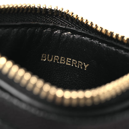 Burberry Grainy Calfskin Zip TB Card Case Black 8 of 10