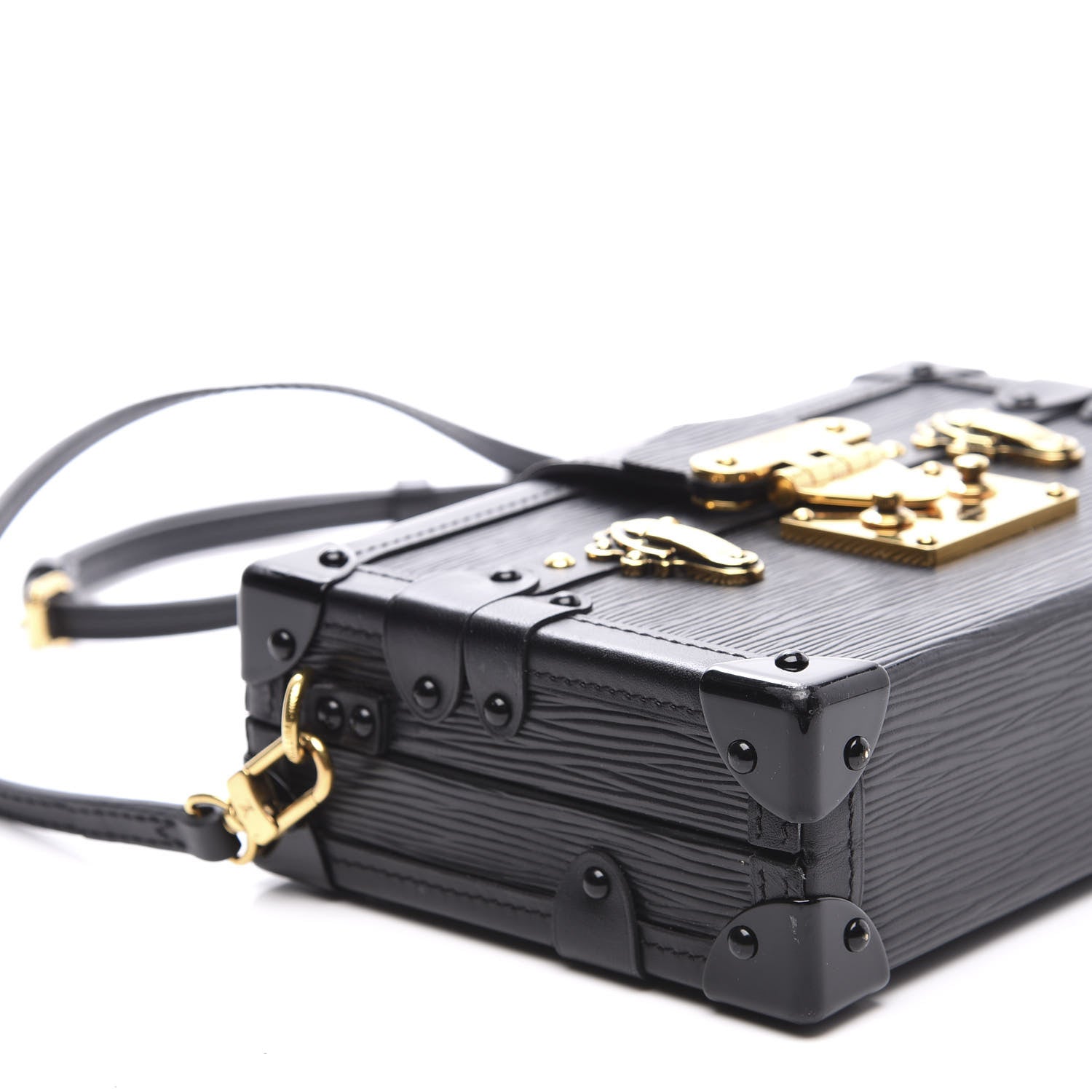 Louis Vuitton Epi Petite Malle Black 7 of 9