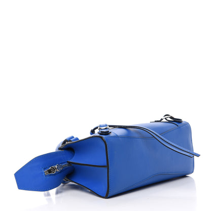 Balenciaga Smooth Calfskin Neo Classic Silver Hardware Mini City Bleu 4 of 10