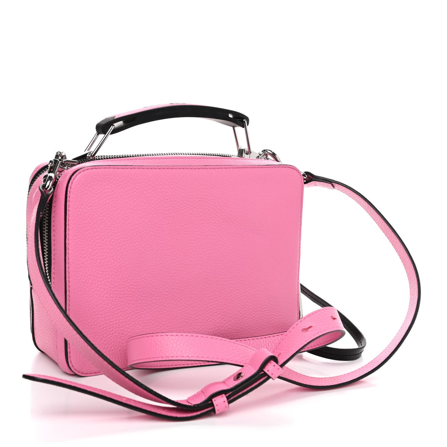 Calfskin Mini The Box Bag Pink