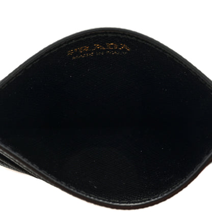 Prada Saffiano Metal Card Holder Black 5 of 6