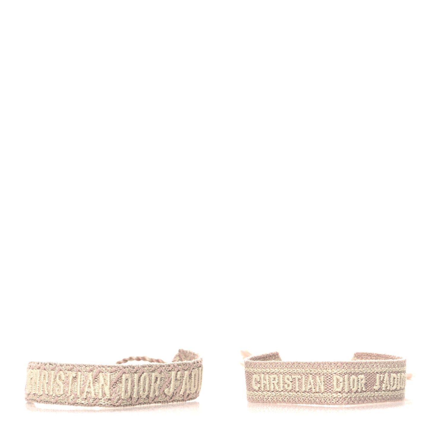 Woven Cotton J'Adior Friendship Bracelet Pink