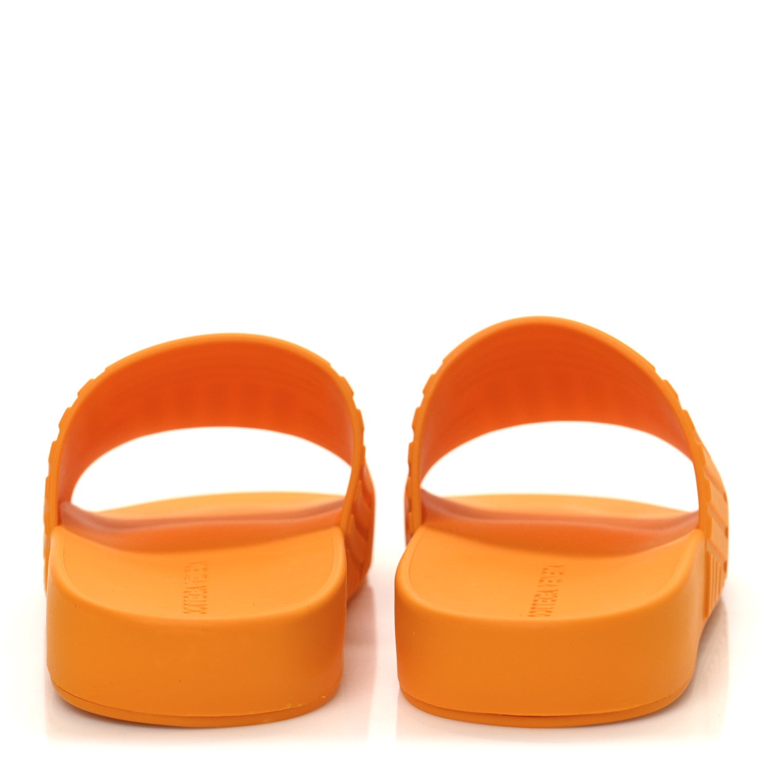 Bottega Veneta Rubber The Slider Sandals 39 Tangerine 6 of 9