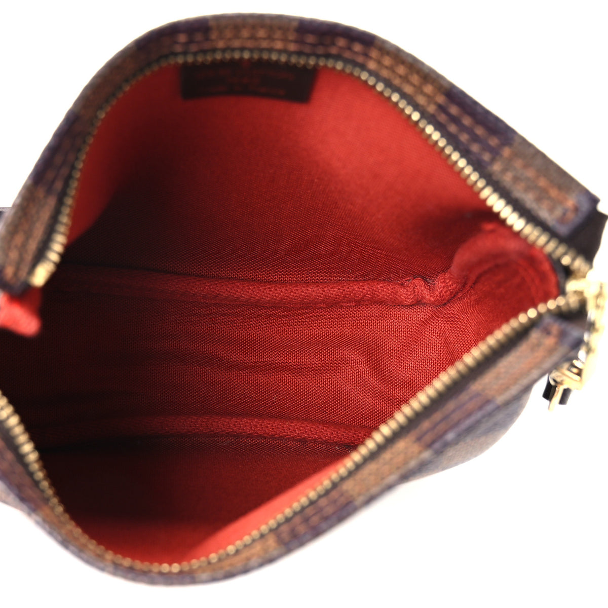 Louis Vuitton Damier Ebene Trousse Make Up Bag Pochette 4 of 8