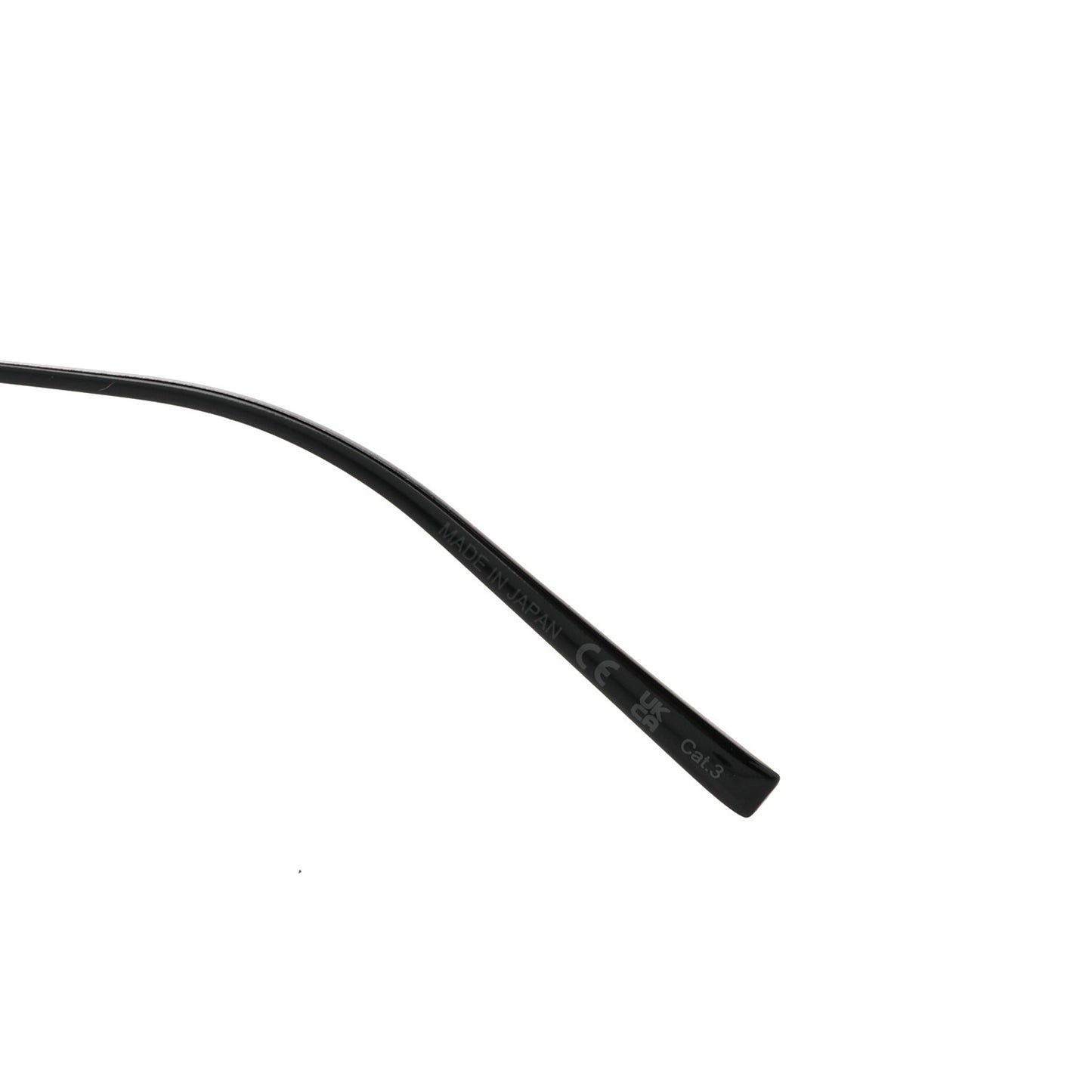 Metal Rectangular Luna Sunglasses SL605 Black