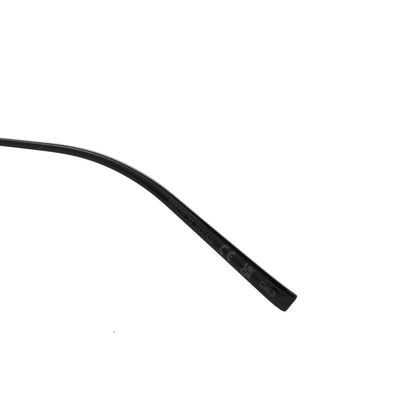 Saint Laurent Metal Rectangular Luna Sunglasses SL605 Black 7 of 9