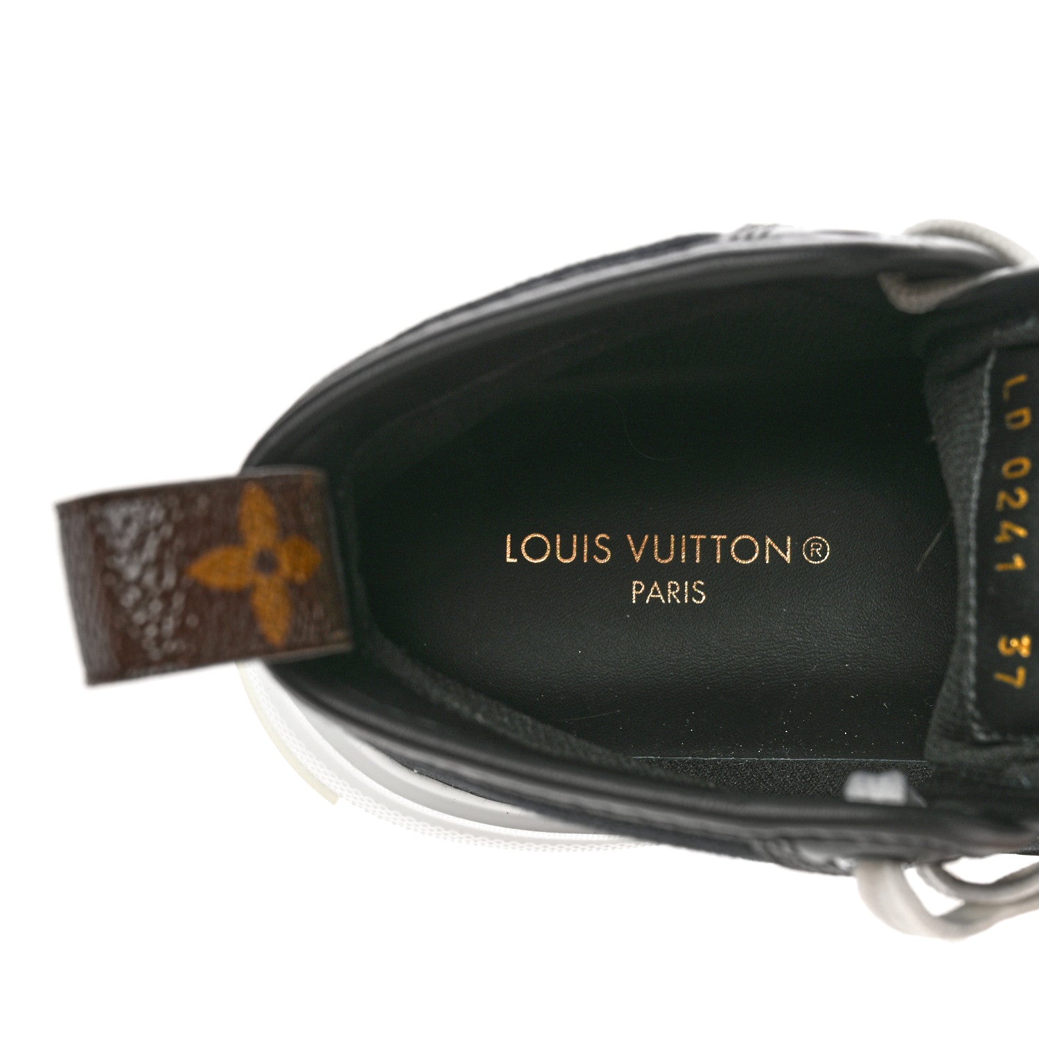 Louis Vuitton Canvas LV Squad Sneaker Boots 37 Black 7 of 13