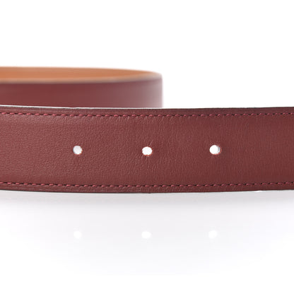 Hermes Swift 32mm Belt Strap 90 Rouge H Gold 5 of 6