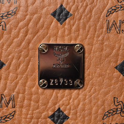 MCM Visetos Medium Stark Backpack Cognac 6 of 17