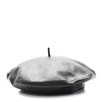 Christian Dior Lambskin D-Dream Beret 58 Black 6 of 8