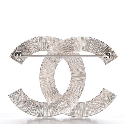 Chanel Baguette Crystal CC Brooch Gold 3 of 5