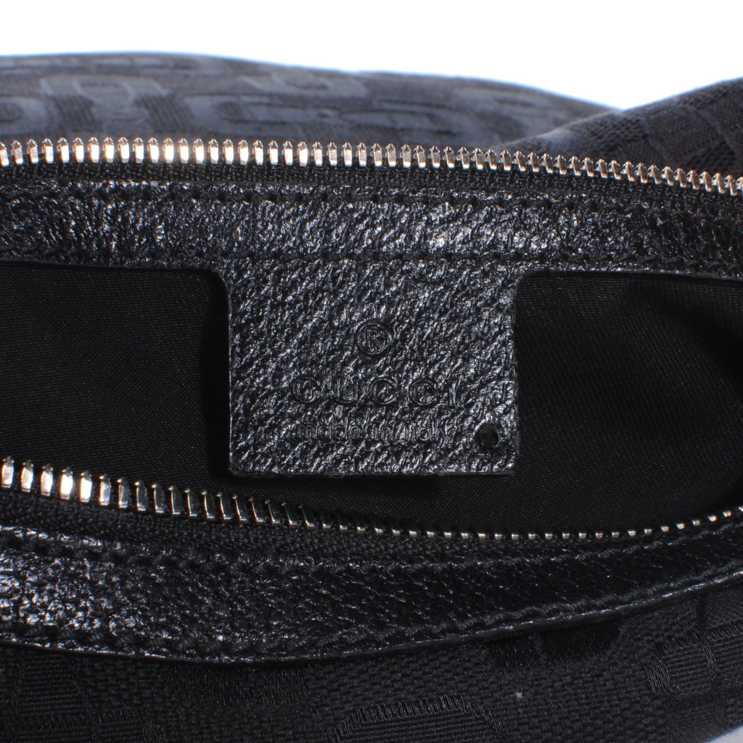 Canvas Horsebit Glam Hobo Black