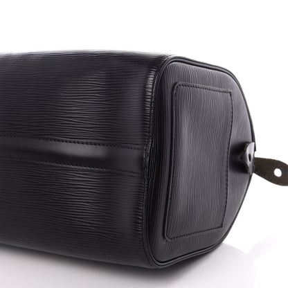 Louis Vuitton Epi Speedy 25 Black 6 of 8