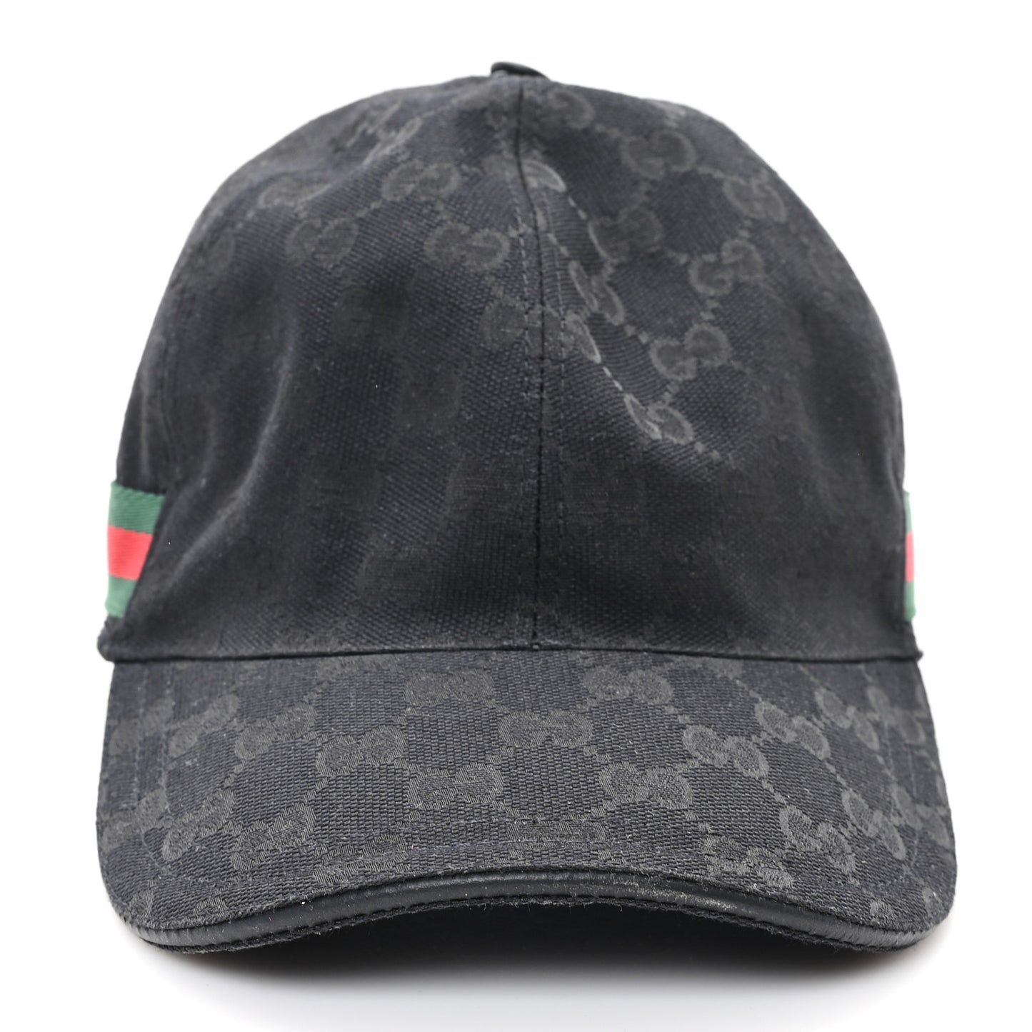 Monogram Web Baseball Hat L Black