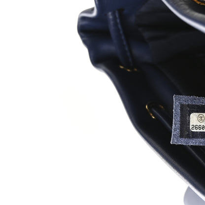 Chanel Calfskin Quilted Small Urban Spirit Backpack Navy 7 of 11