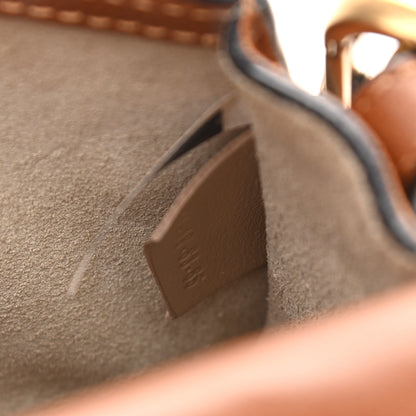 Chloe Calfskin Suede Small Nile Bracelet Bag Caramel 7 of 10