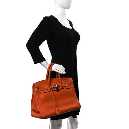 Hermes Togo BIRKIN 35 Orange 2 of 12