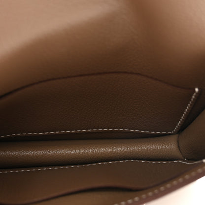 Hermes Evercolor Constance Slim Wallet Etoupe 6 of 9
