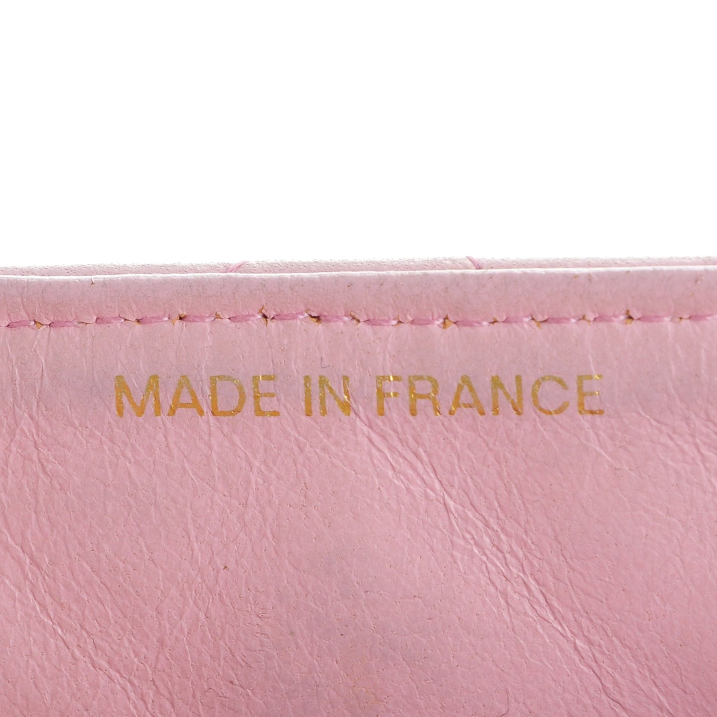 Lambskin Small Single Flap Pink