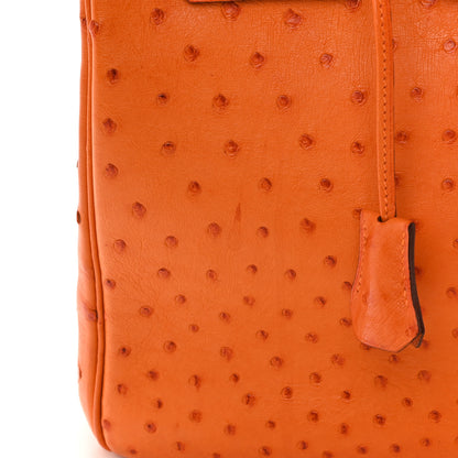 Hermes Ostrich HAC Birkin 32 Orange 20 of 20