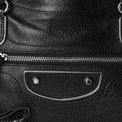 Balenciaga Chevre Silver Metallic Edge Hardware City Black 9 of 11