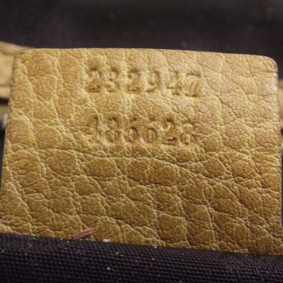 Leather Bamboo Bar Medium Tote