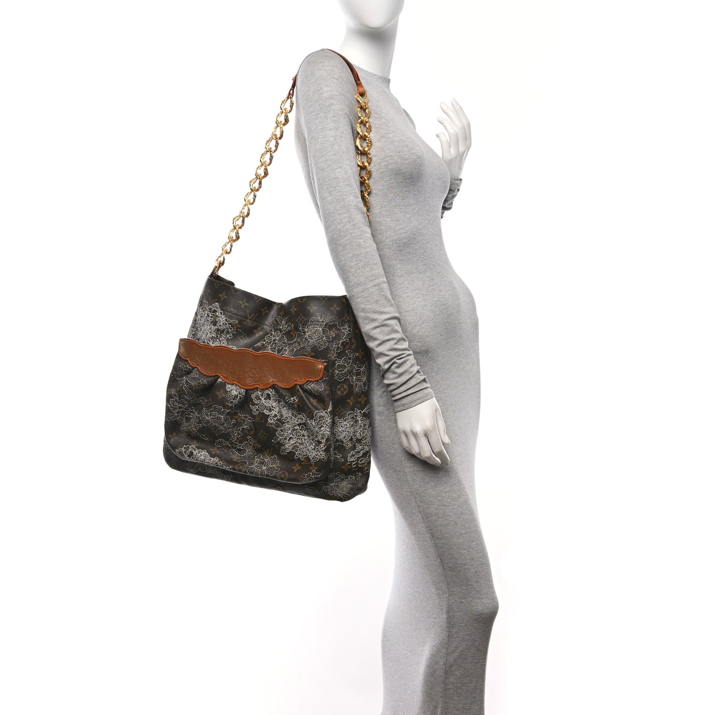 Monogram Dentelle Fersen Silver