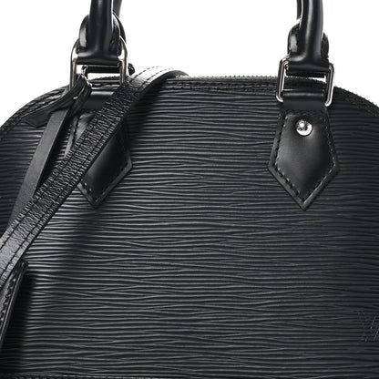 Louis Vuitton Epi Alma BB Black 7 of 9