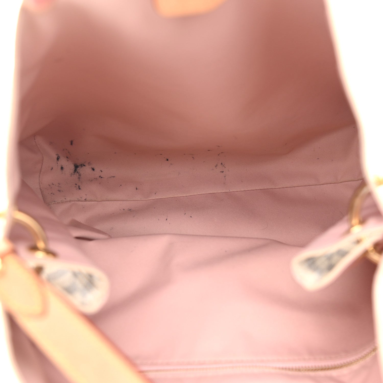 Louis Vuitton Damier Azur Graceful MM Rose Ballerine 5 of 11