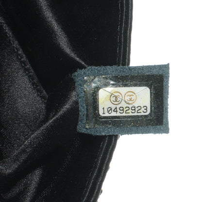 Chanel Satin Beaded Ribbon Bow Clutch Black 7 of 7