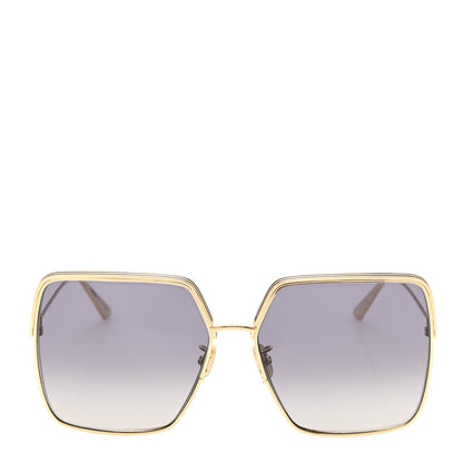 Christian Dior Metal EverDior Square Sunglasses Gold 2 of 7