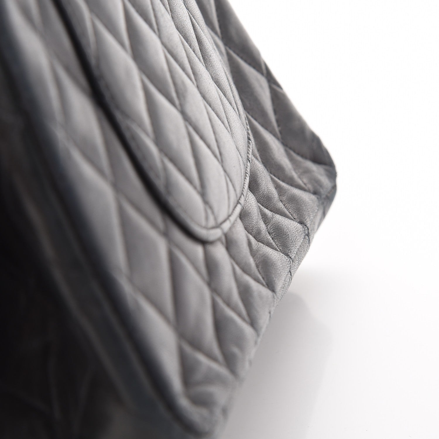 Chanel Lambskin Quilted Medium Double Flap Black 10 of 16