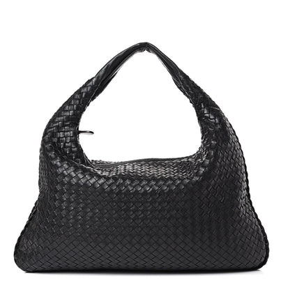 Bottega Veneta Nappa Intrecciato Large Veneta Hobo Black 1 of 12
