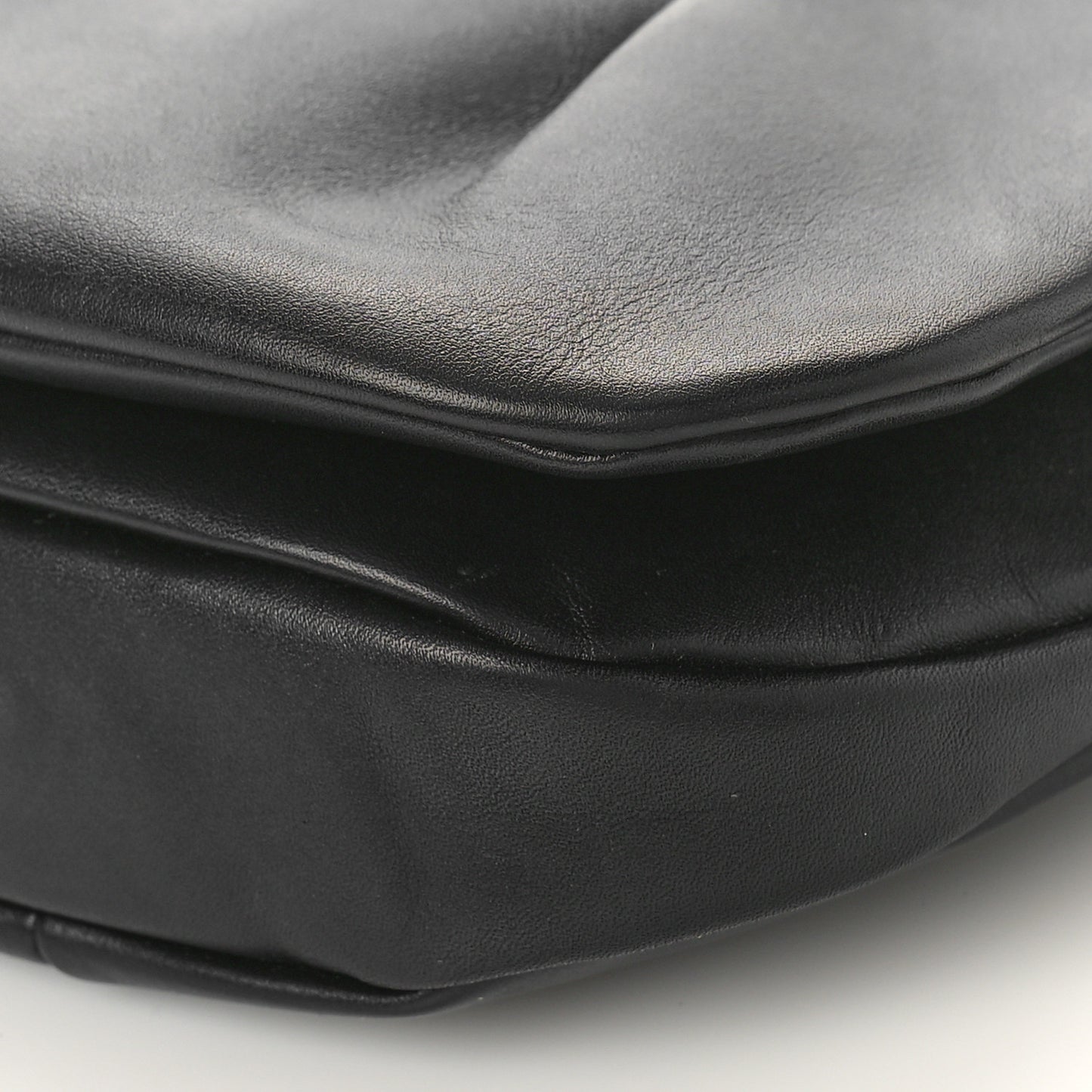 Shiny Nappa Calfskin Paseo Satchel Black