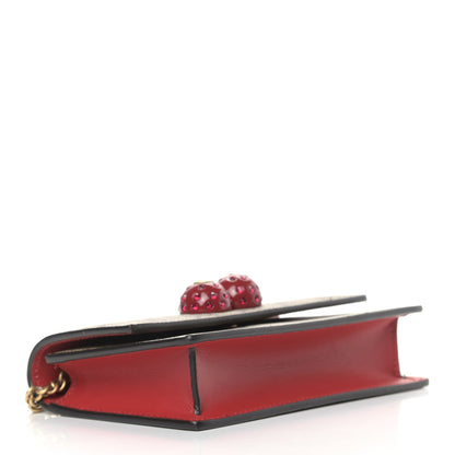 Gucci GG Supreme Monogram Mini Cherry Chain Bag 3 of 7