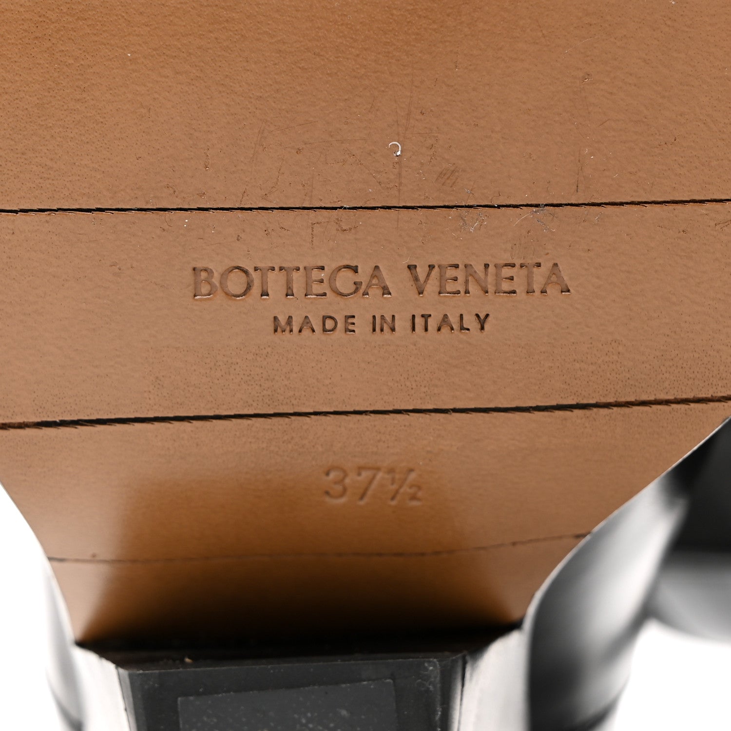 Bottega Veneta Calfskin Lean Boots 37.5 Black 7 of 7